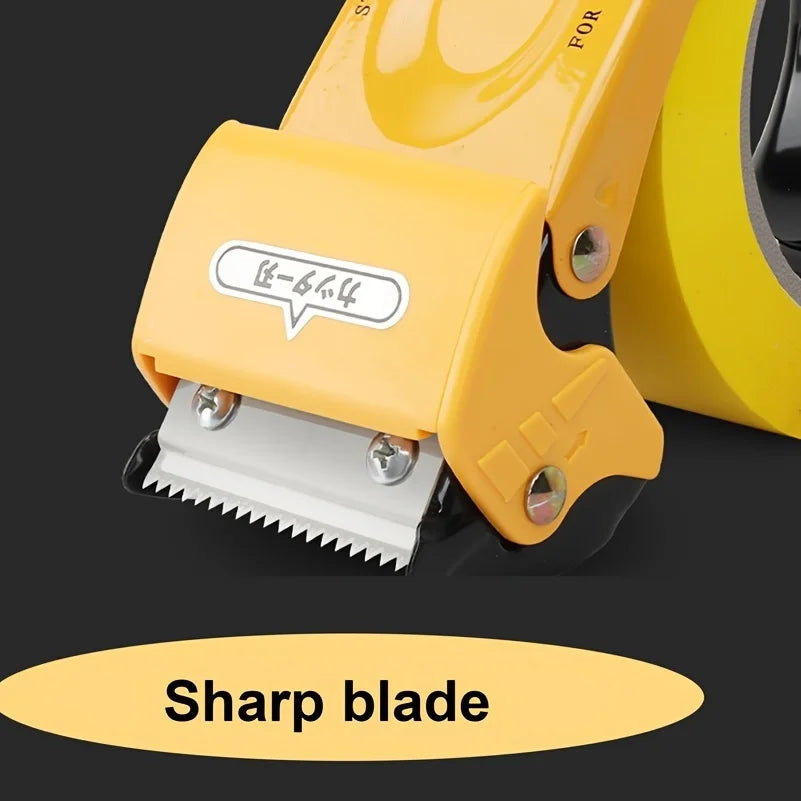 Heavy-Duty Handheld Tape Dispenser - Automatic Cutting & Sealing Box Packaging Tool