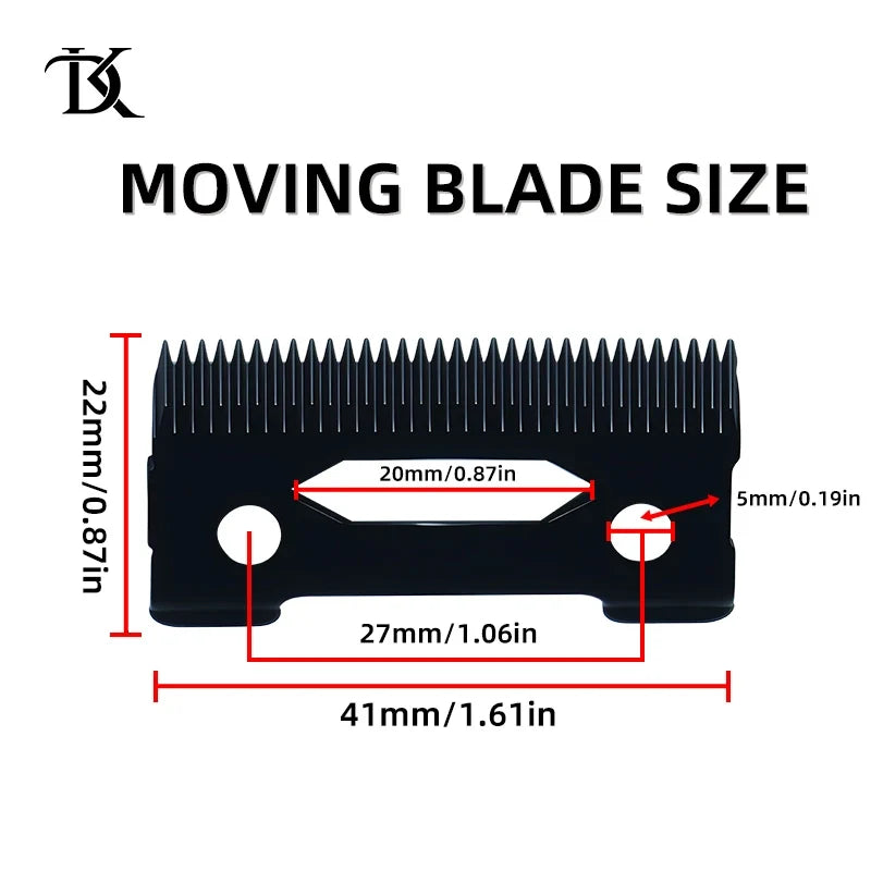 Professional Electric Clipper Replacement Blade - ECHO CRUNCH Compatible Barber Fade Blade