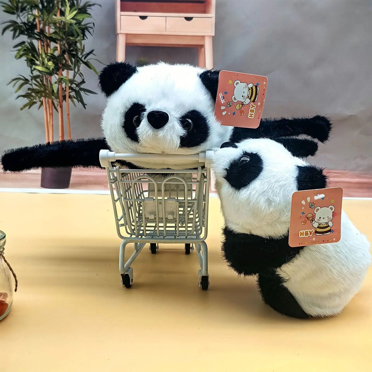 Kawaii Animal Plush Wristband — Panda, Capybara & Fox Soft Doll Toy Christmas Gift