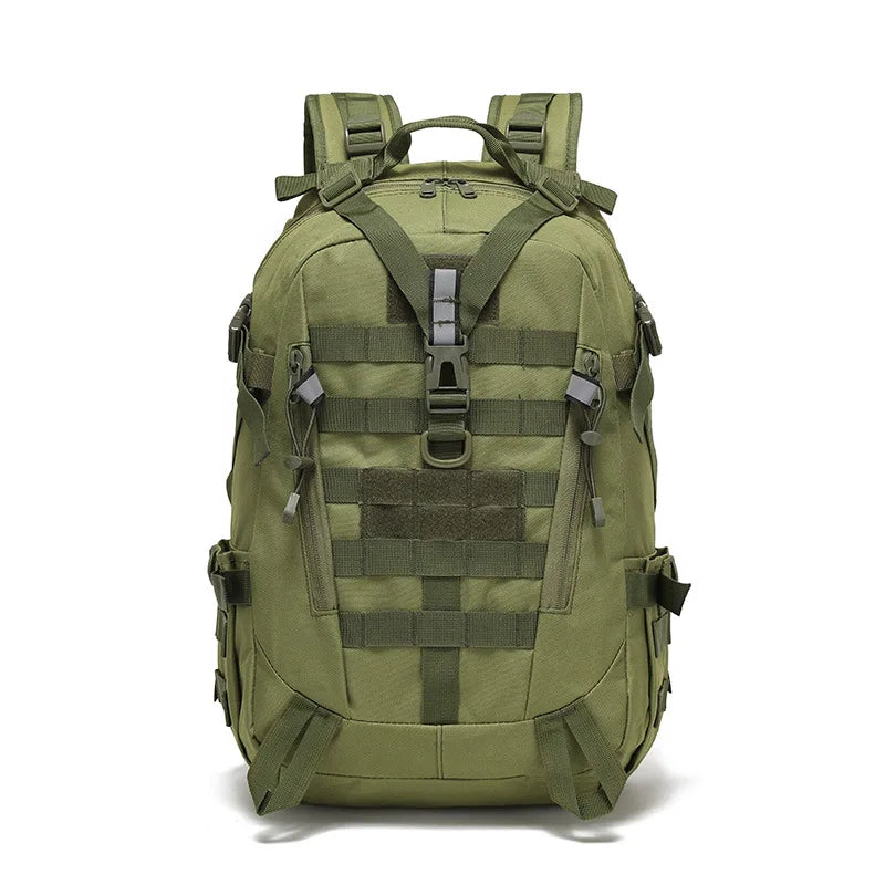 40L Tactical Reflective Backpack – Molle Camouflage Rucksack for Outdoor Hiking, Camping, Hunting & Travel
