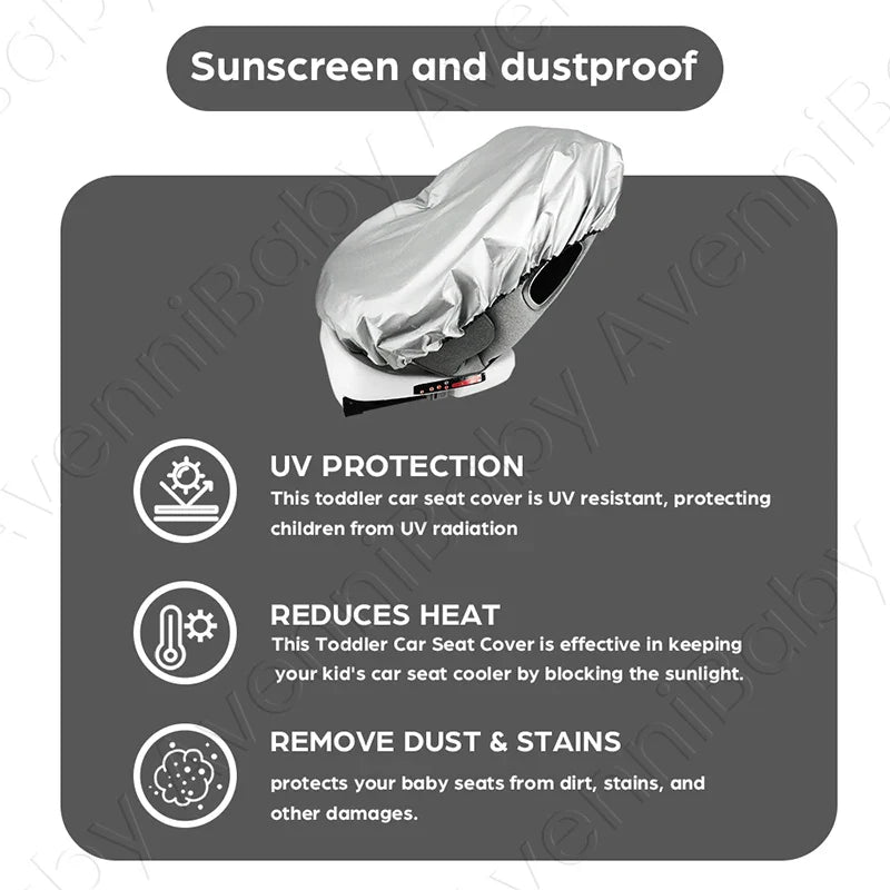 Baby Car Seat Sun Shade Cover β Infant Heat Protector, Keeps Toddler Cool & Blocks UV Sun Rays
