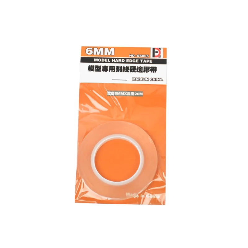 3mm & 6mm Model Scribing Guide Tape – Hard Edge Precision Line Tape for Hobby Cutting & DIY Model Tools
