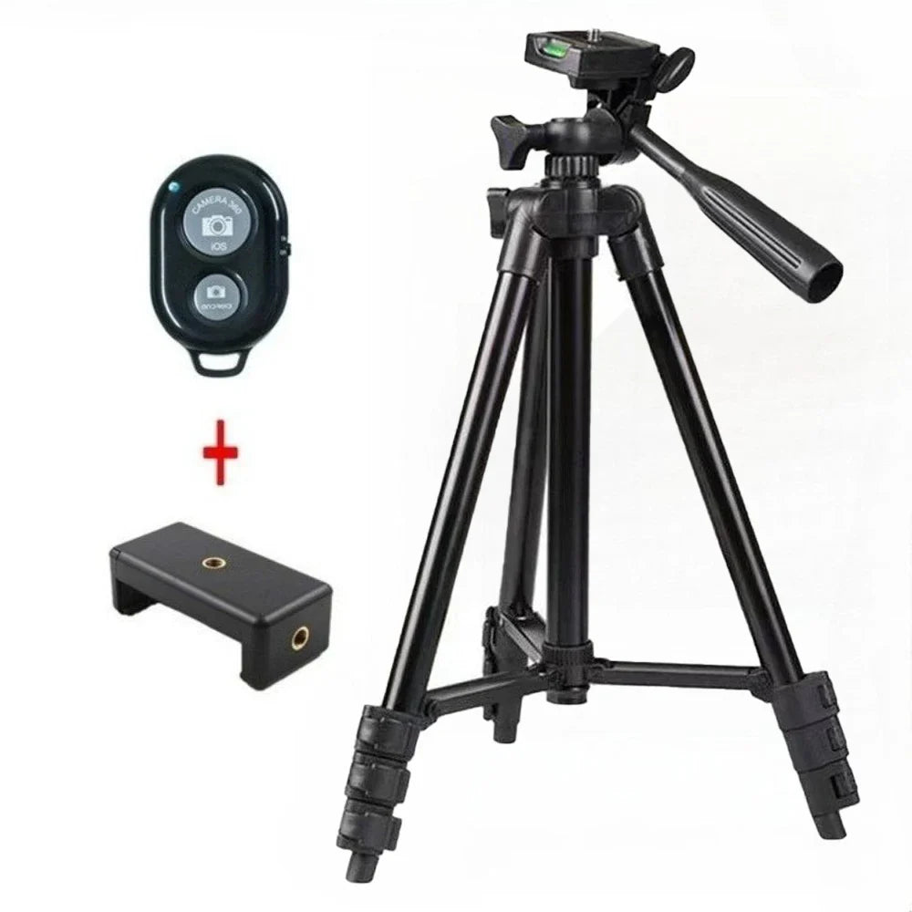 102cm Phone Tripod Stand – Universal Video & Photography Stand with Bluetooth Remote for Phones and Cameras