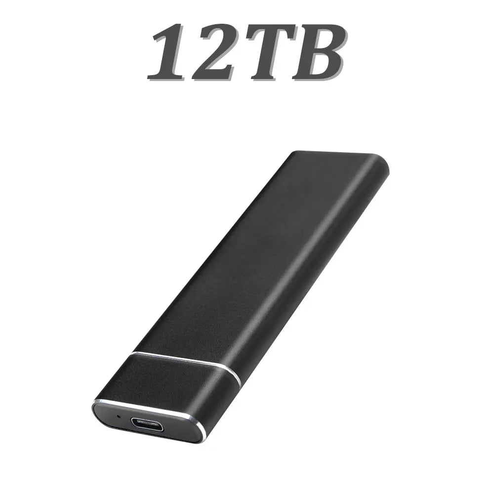 High-Speed Portable SSD – 2TB/4TB External Solid State Drive, Large Capacity Fast Data Storage USB Efficient Backup Hard Drive