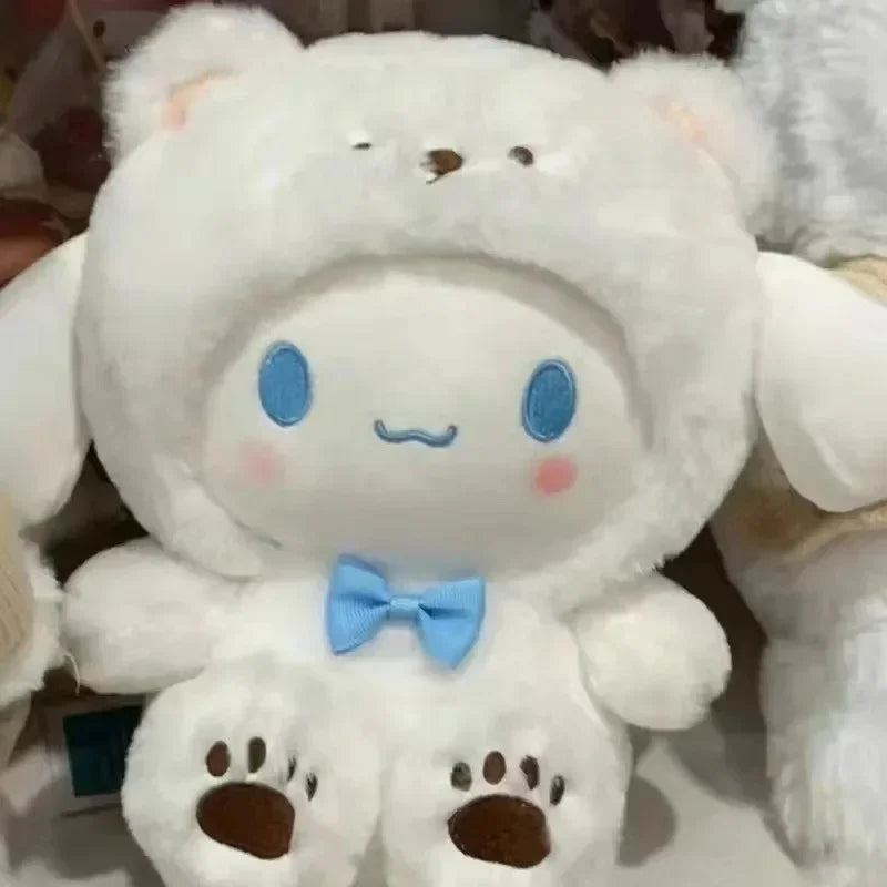 Sanrio Kuromi Plush Toy – 30cm Cinnamoroll & Melody Stuffed Doll, Soft & Comfortable, Valentine's Day & Birthday Gift
