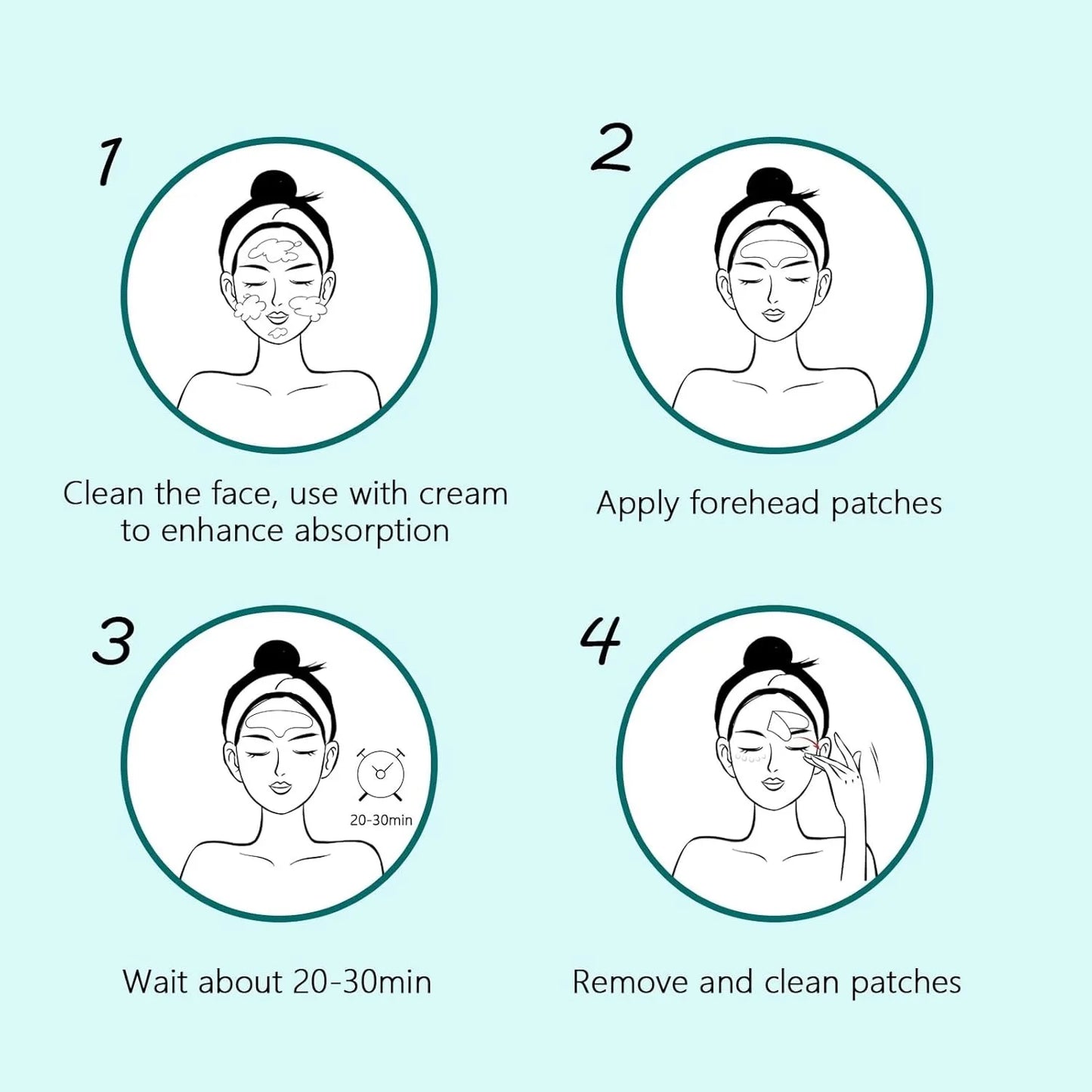 Reusable Silicone Wrinkle Patches – Anti-Wrinkle Pads for Face, Forehead, Neck & Eyes | Skin Care Stickers