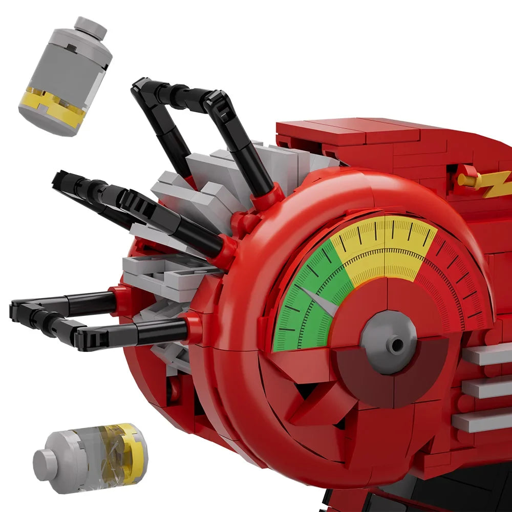 Call of Duty Ray Gun Building Blocks - MOC Red DIY Game Model Brick Kit & Collectible Gift