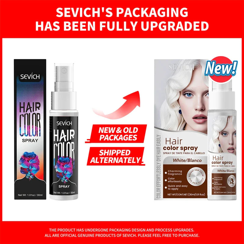 Temporary Hair Color Spray – 30ml DIY Hair Dye for Halloween, Parties & Instant Styling