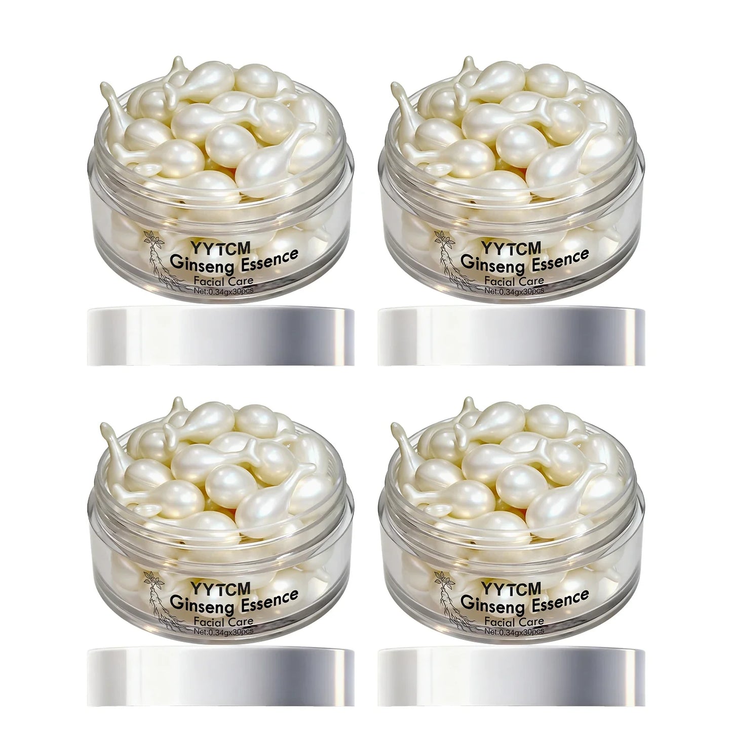 Ginseng Essence Capsules - Moisturizing Firming Serum with Retinol, Niacinamide & Vitamin E