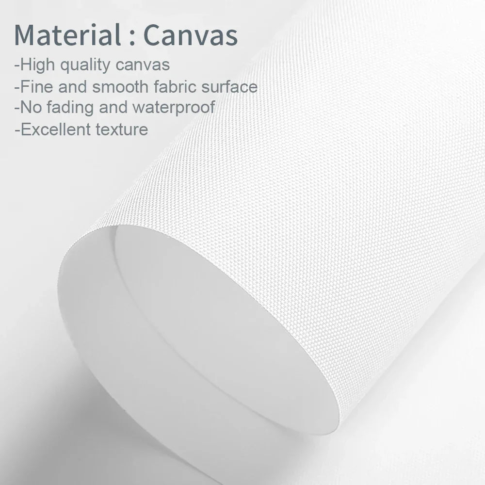 Frameless Red Love Heart Canvas – “How Lucky Are We” Modern Wall Art Poster for Bedroom, Home Decor & Valentine’s Gift