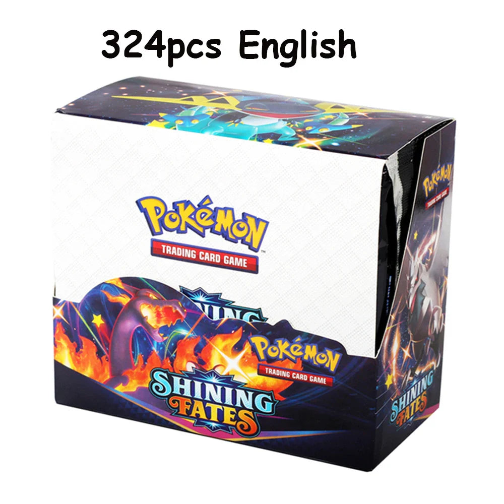 324-Piece Pokémon Cards Set – Sun & Moon XY Evolutions Booster Box, Collectible Trading Card Game Toy for Kids