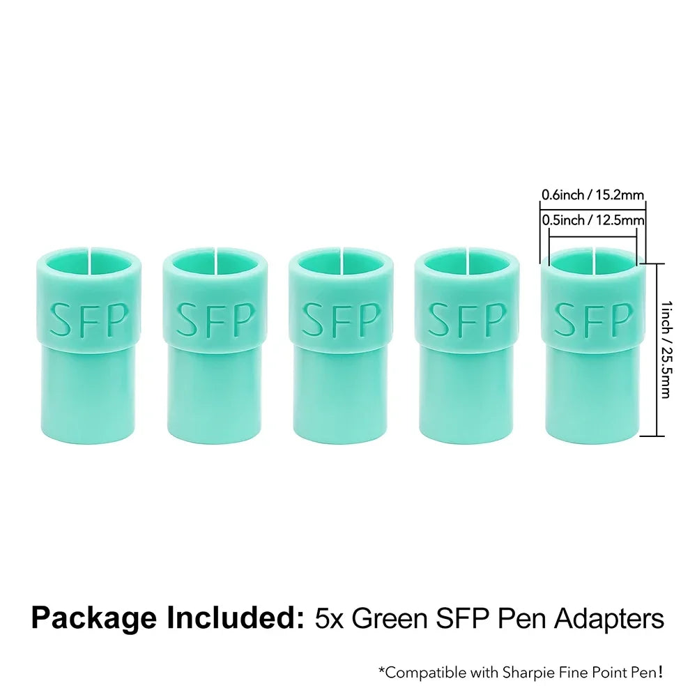 5/9PCS Pen Adapters for Cricut Maker & Explore — Compatible with Sharpie Fine/Ultra Fine Point & Art Pens