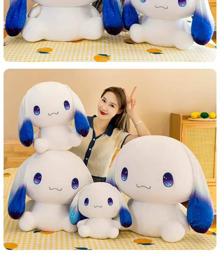 Sanrio Cinnamoroll Plush Doll – Kawaii Stuffed Toy with Pillow, Perfect Gift for Girls