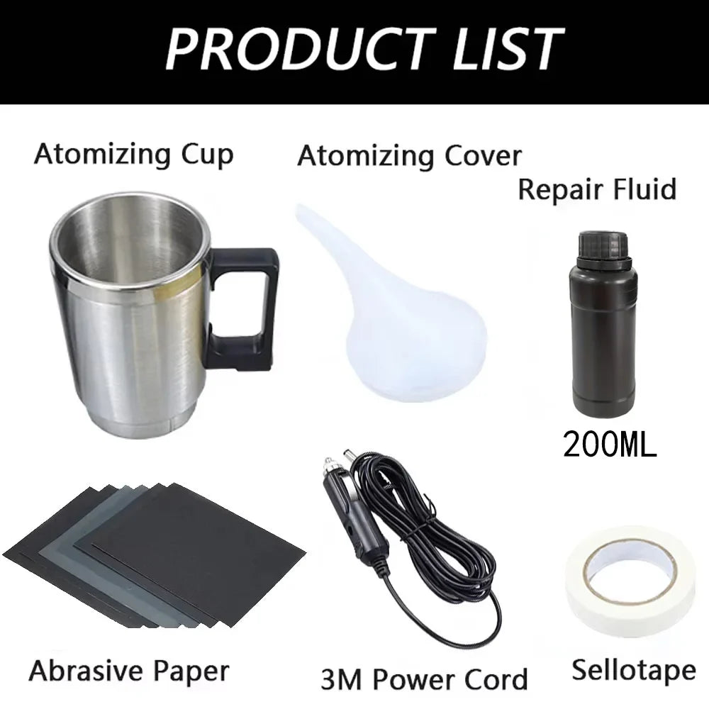 100ML Car Headlight Restoration Kit – Polishing Liquid Polymer for Headlamp Repair & Cleaning