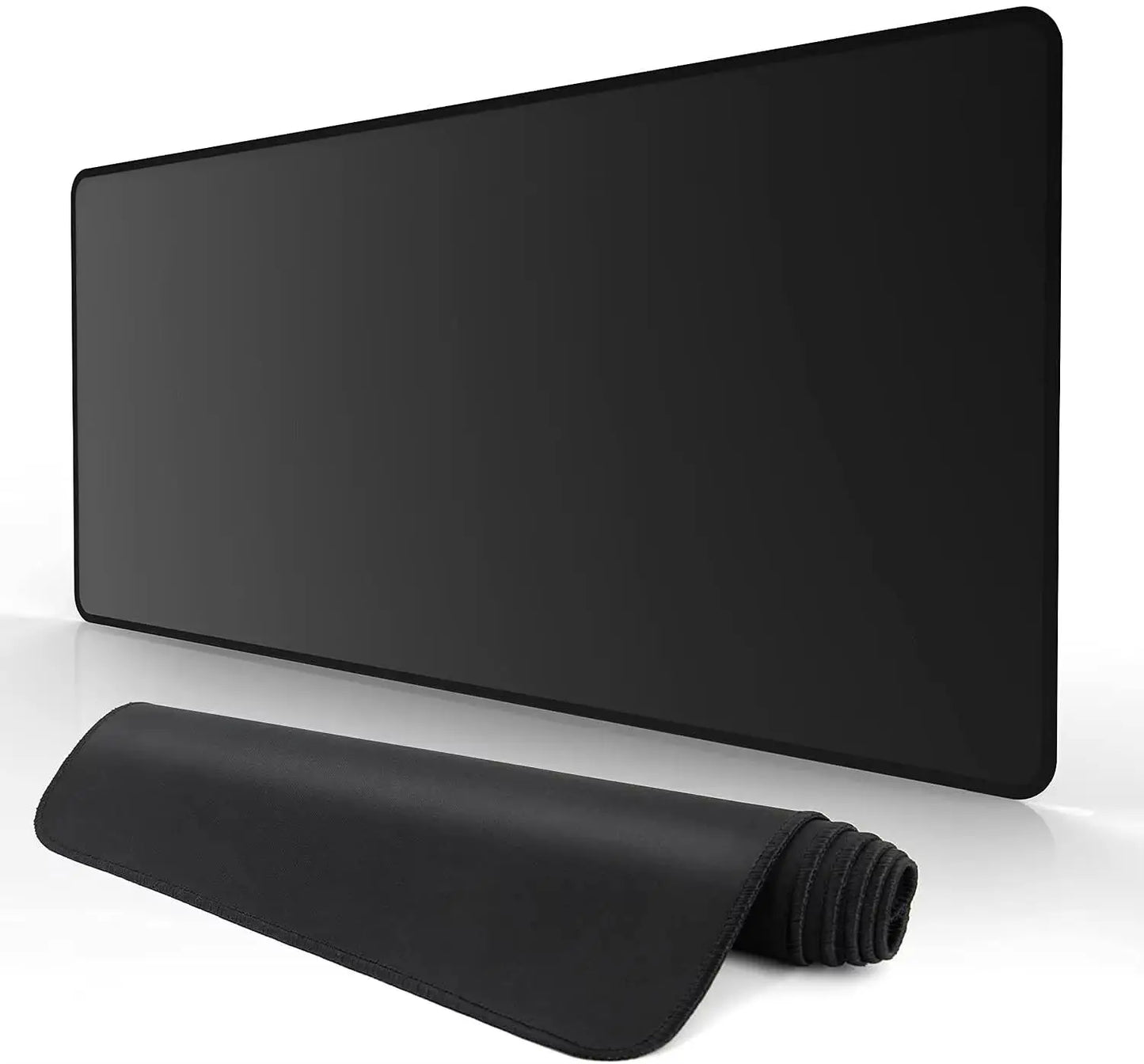 Funny Black Cat Mouse Pad - XXL Kawaii Desk Mat 800x400 Large Computer Keyboard Pad for Office Gaming Setup