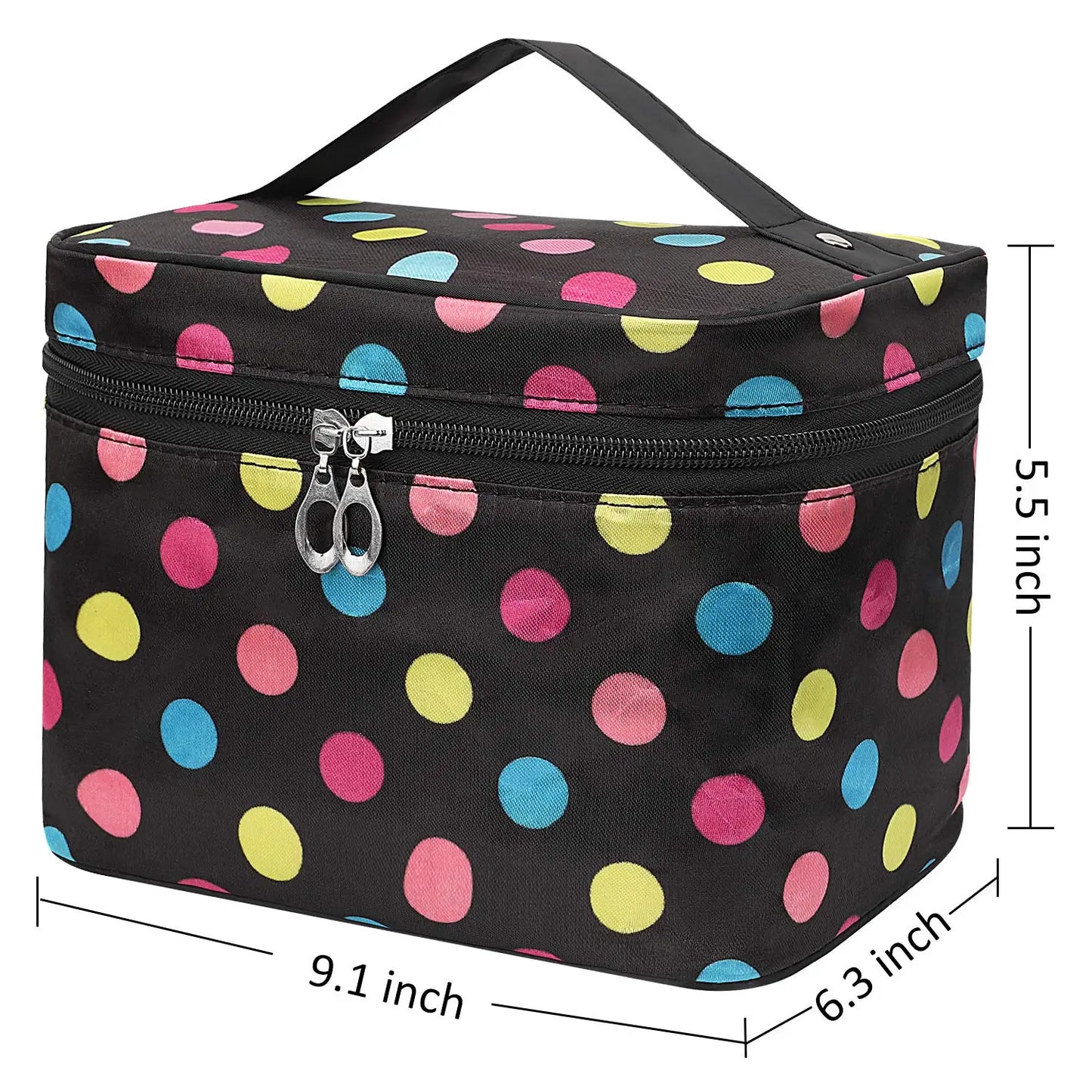 Portable Transparent Waterproof Travel Makeup Bag – Large Capacity Cosmetic Organizer for Women
