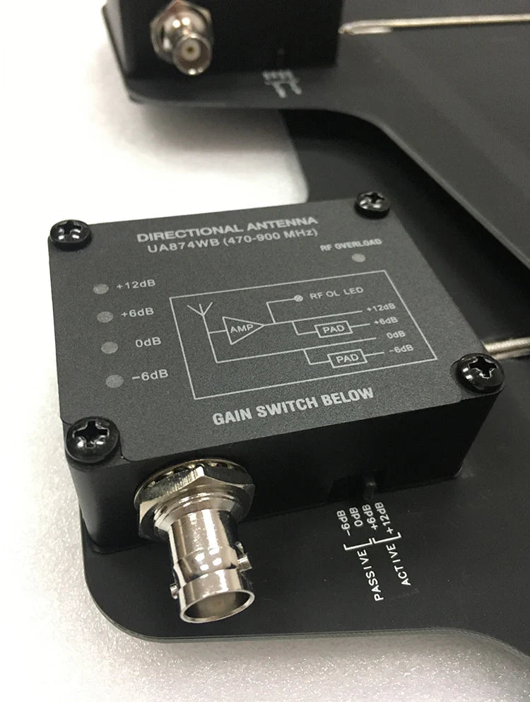 UA844 UA844+/LC Antenna Amplifier – 5 Channel UHF 470-952MHz Power Distributor for Wireless Microphone Systems