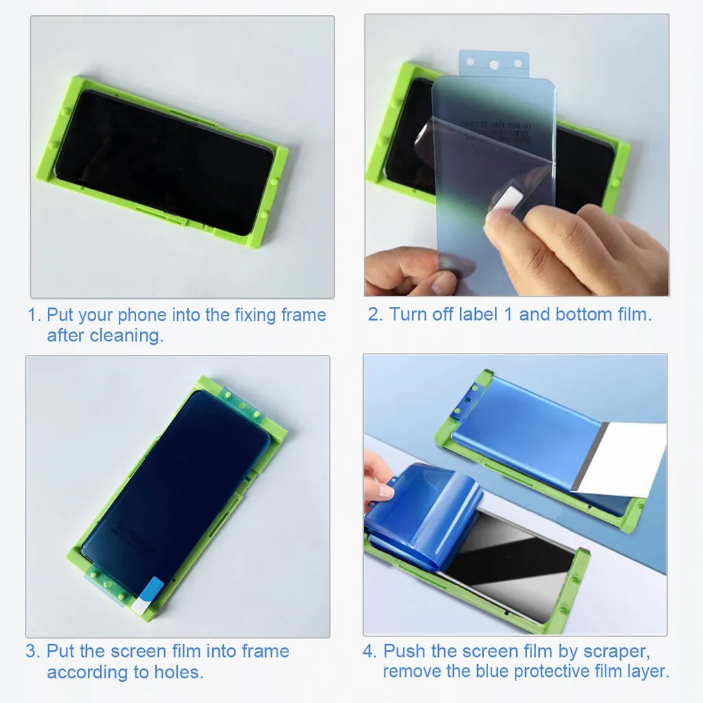 3Pcs Ceramic Hydrogel Screen Protector for Samsung Galaxy S24/S23 Ultra/S22/S21/S20/S10/S9/Note 8/9/10+/20 + Install Kit