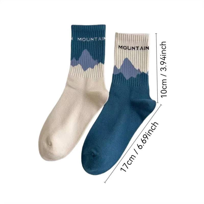 4 Pairs Fashionable AB Socks – Soft, Comfortable & Breathable for Men & Women, Ideal for Running & Fitness