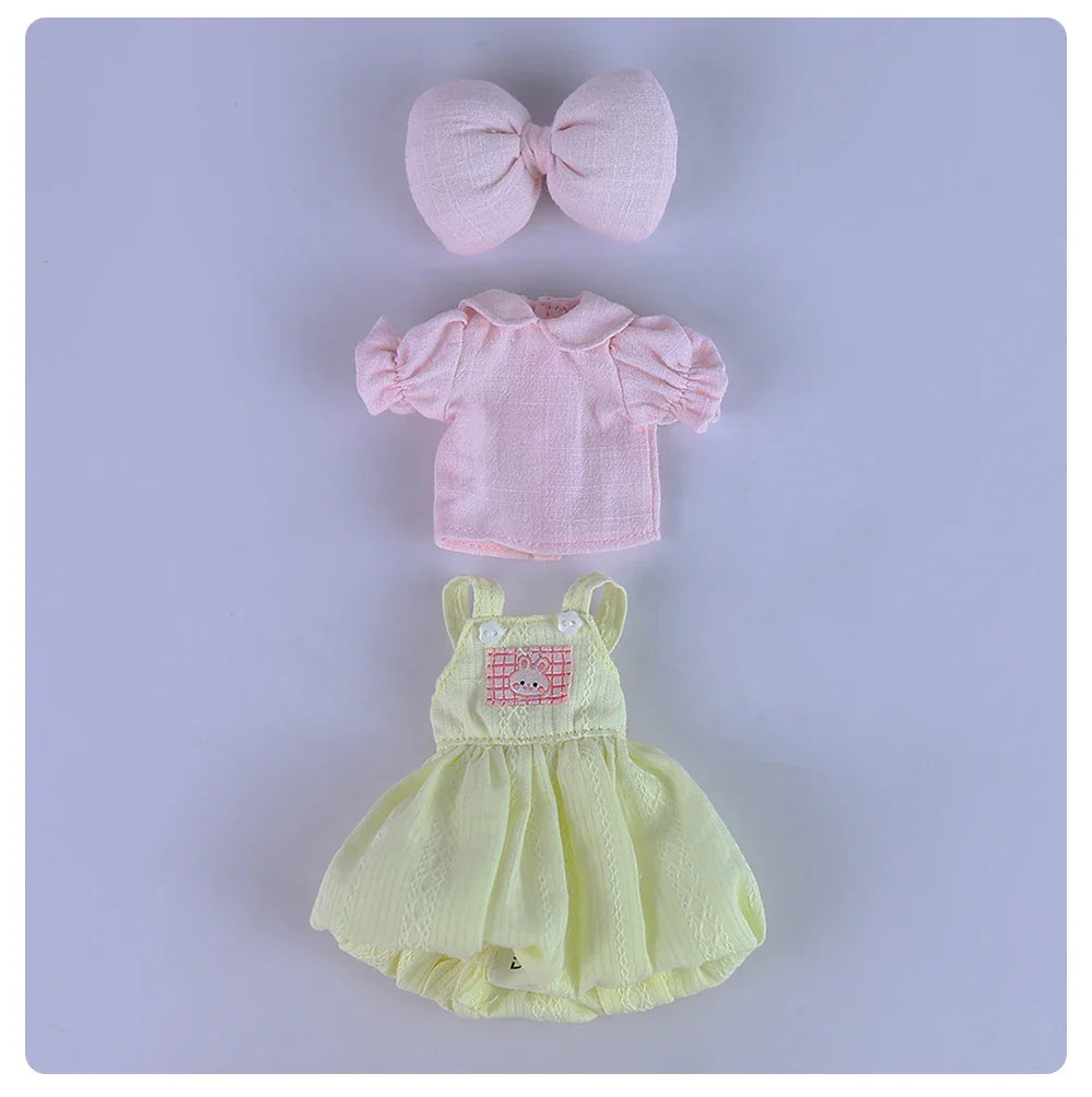 ICY DBS Blyth Doll – 1/6 BJD Joint Body, 30cm Brown Skin Matte Face with Bow, Cute Anime Girl Gift