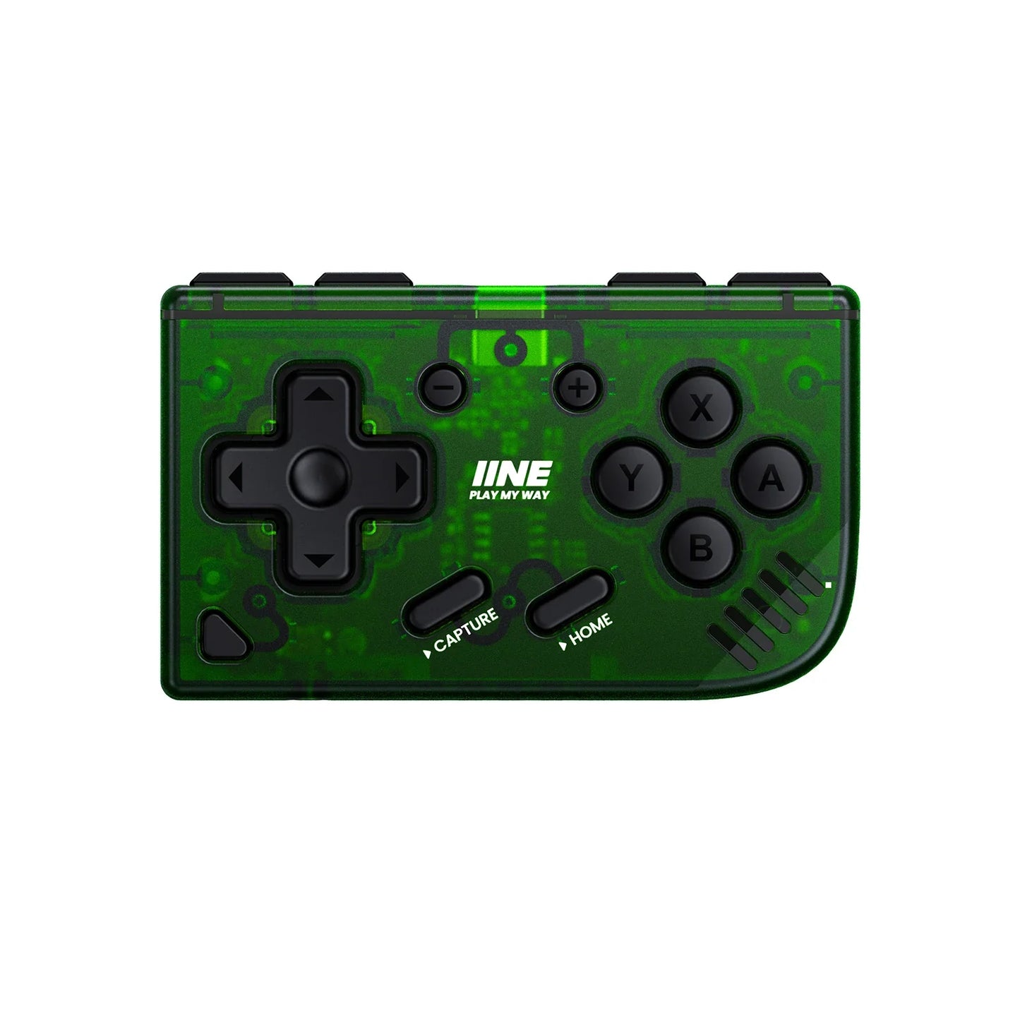 IINE Mini Retro Ananke Controller โ Turbo Function, Interchangeable Joystick & D-Pad, Multi-Platform Support, ZL & ZR Buttons