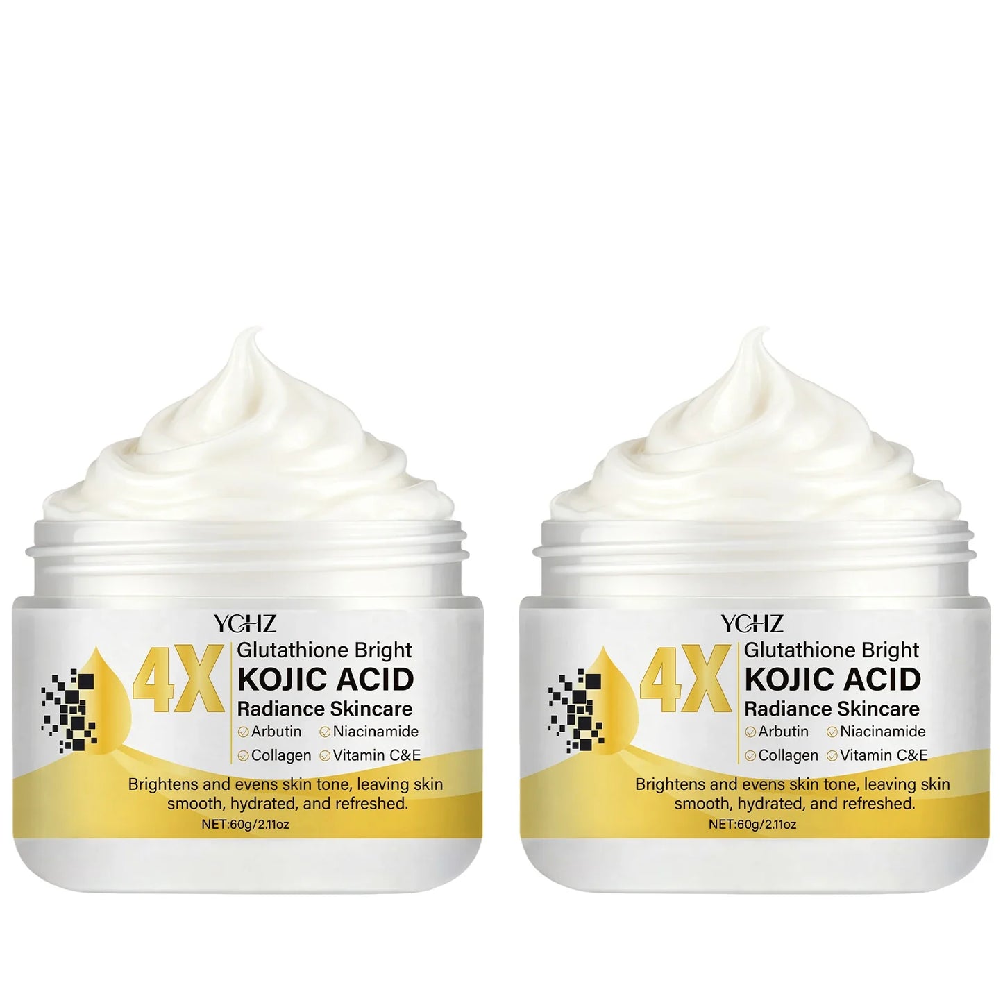 Kojic Acid Face Cream - Dark Spot Correcting Moisturizer for Even Skin Tone, Day & Night Use, 60g