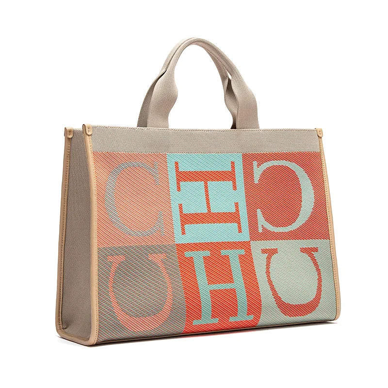 CHCH Women's Shopping Bag 2025 β New Eco-Friendly Flyknit Simple Mommy Bag
