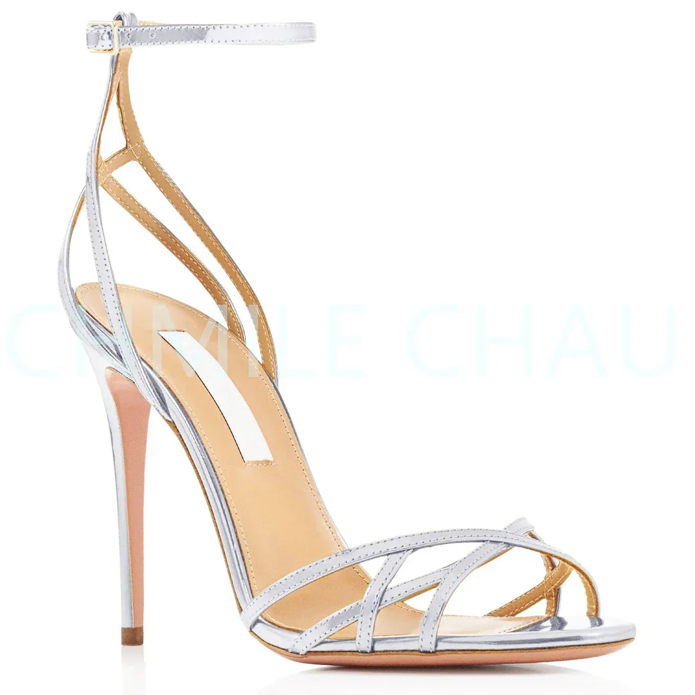 Women’s Stiletto High Heel Ankle Strap Sandals – Sexy Evening Dress Shoes 1-CHC-27