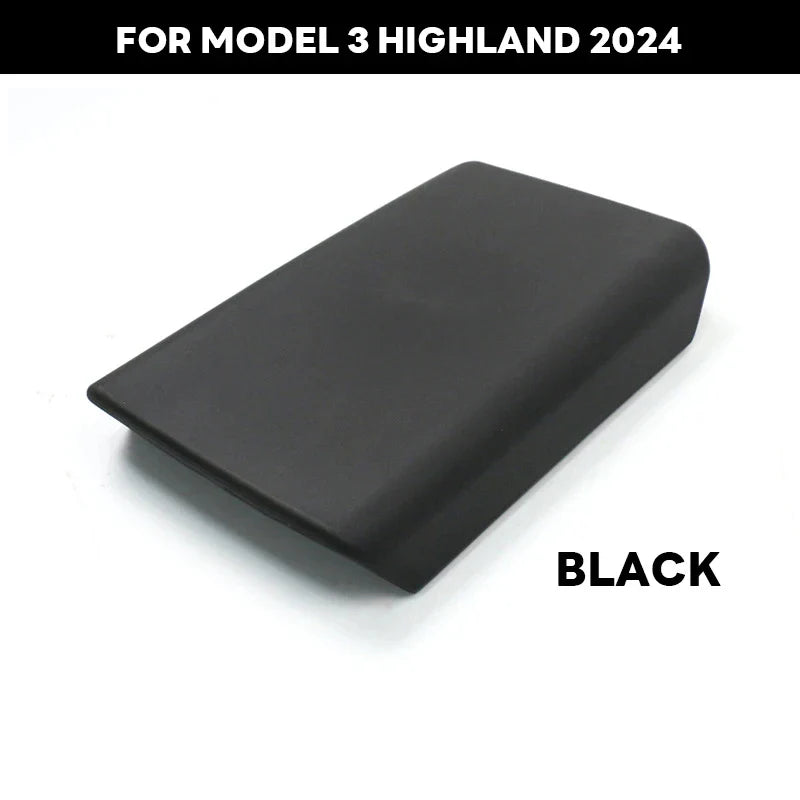 TPE Soft Center Console Armrest Cover for Tesla Model Y (2025 Juniper) & Model 3 Highland (2024) Interior Accessories