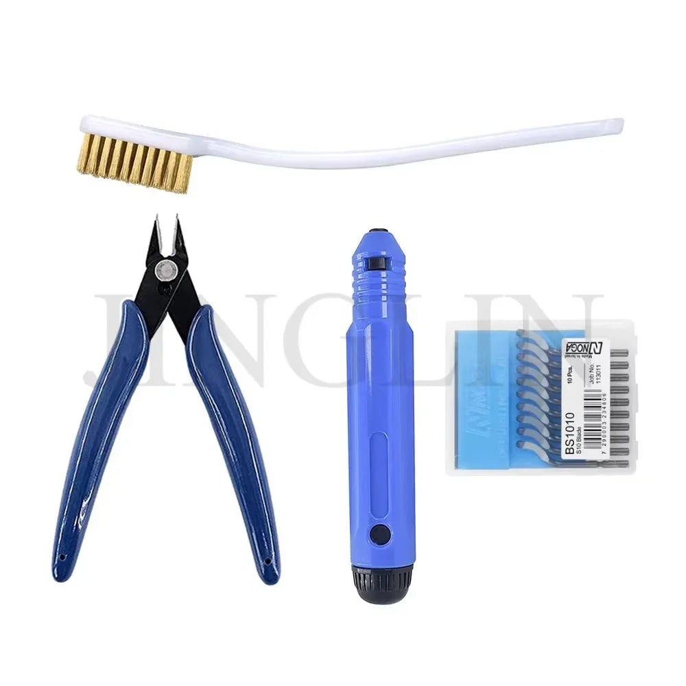 3D Printer Tool Kit – Electronic Wire Pliers, Trimming Knife, Scraper, Deburring Cutter & Tweezers Set
