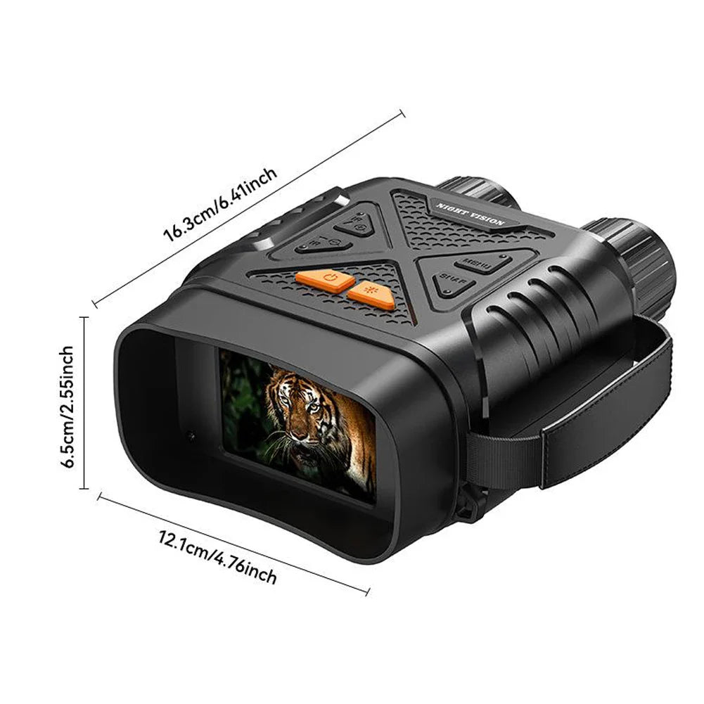 HD 1080P Infrared Binoculars | 10X Digital Zoom with 7 Gear Night Vision & 2000mAh Rechargeable Battery