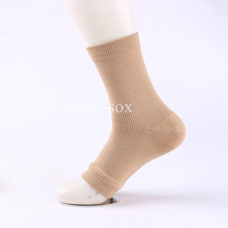 Compression Foot Sleeves - Unisex Ankle Support Socks for Circulation, Swelling Relief & Fatigue