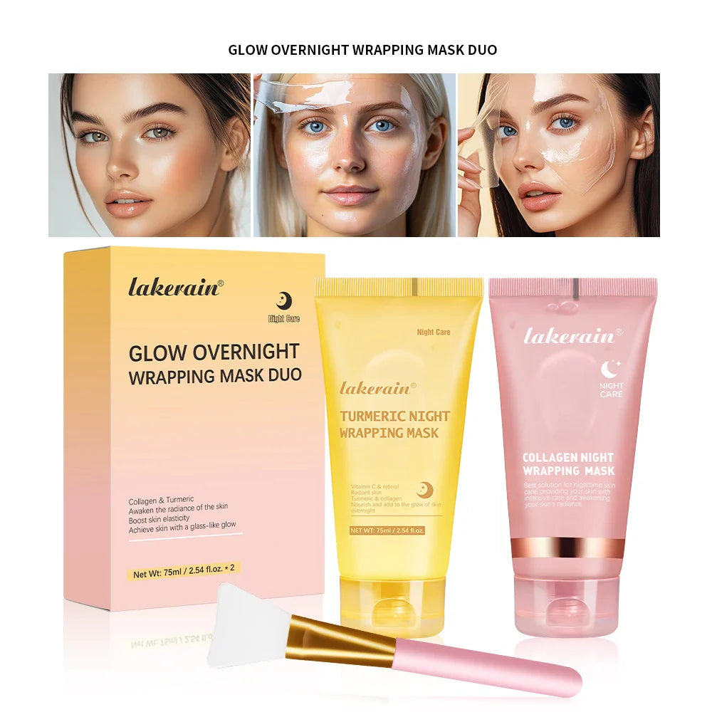 Collagen Jelly Cream – Hydrolyzed Overnight Peel-Off Facial Mask for Hydration & Firming