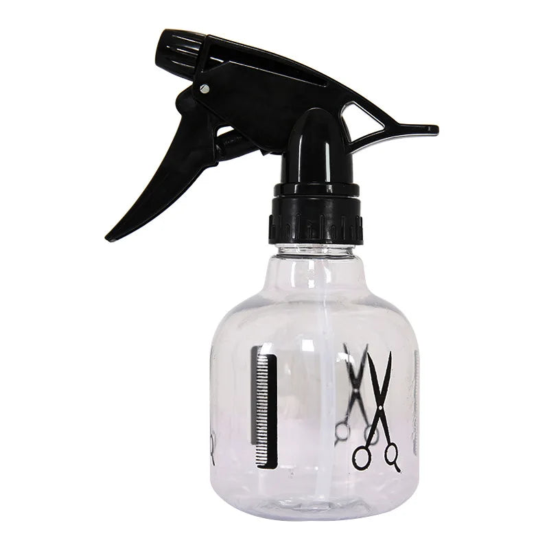 250ML Hairdressing Spray Bottle — Salon Barber Water Sprayer Transparent Portable Plastic Hair Tool