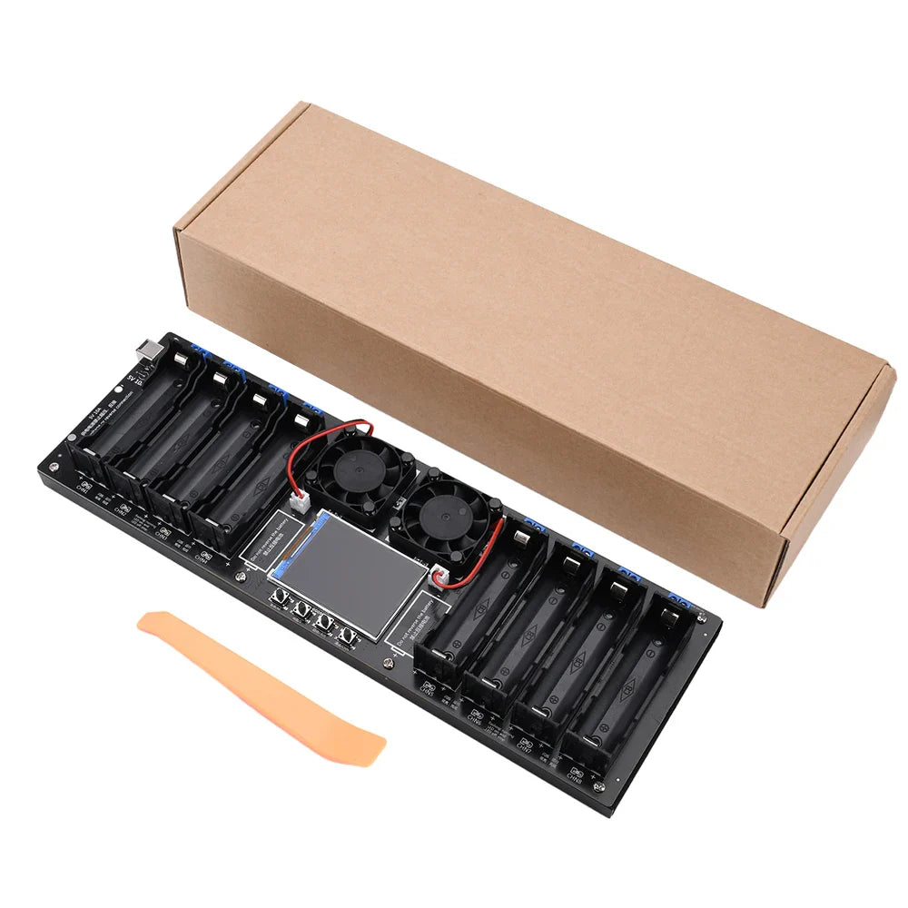 18650 Lithium Battery Capacity Tester – Digital DC Power Detector with 2.4-inch Color Screen, 5V 10A Automatic Measurement