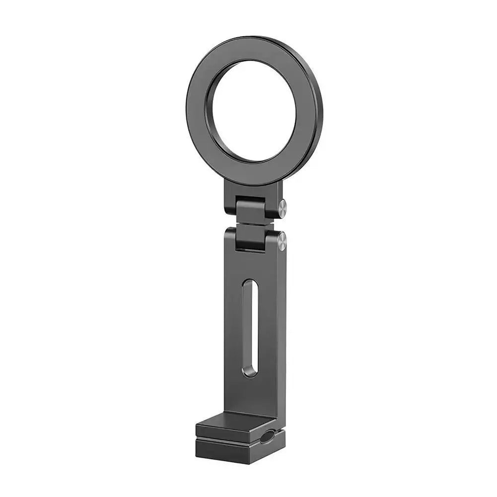 Universal Foldable Magnetic Phone Holder – Rotatable Travel Mount for Smartphones Airplane Car Desk