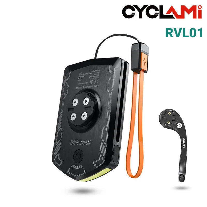 CYCLAMI Bicycle Headlight 5000mAh β Ultralight Rechargeable Front Bike Light for Garmin XOSS Bryton IGS