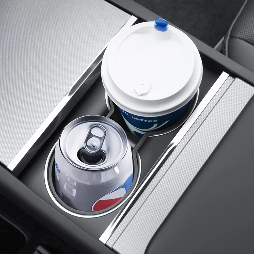 Center Console Cup Holder β Water Bottle Holder for Tesla Model Y (2025β2026) & Model 3 Highland