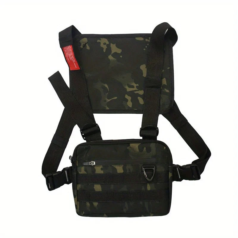 Pocket Chest Front Pack – Vest Rig Carry Waist & Chest Bag Pouch