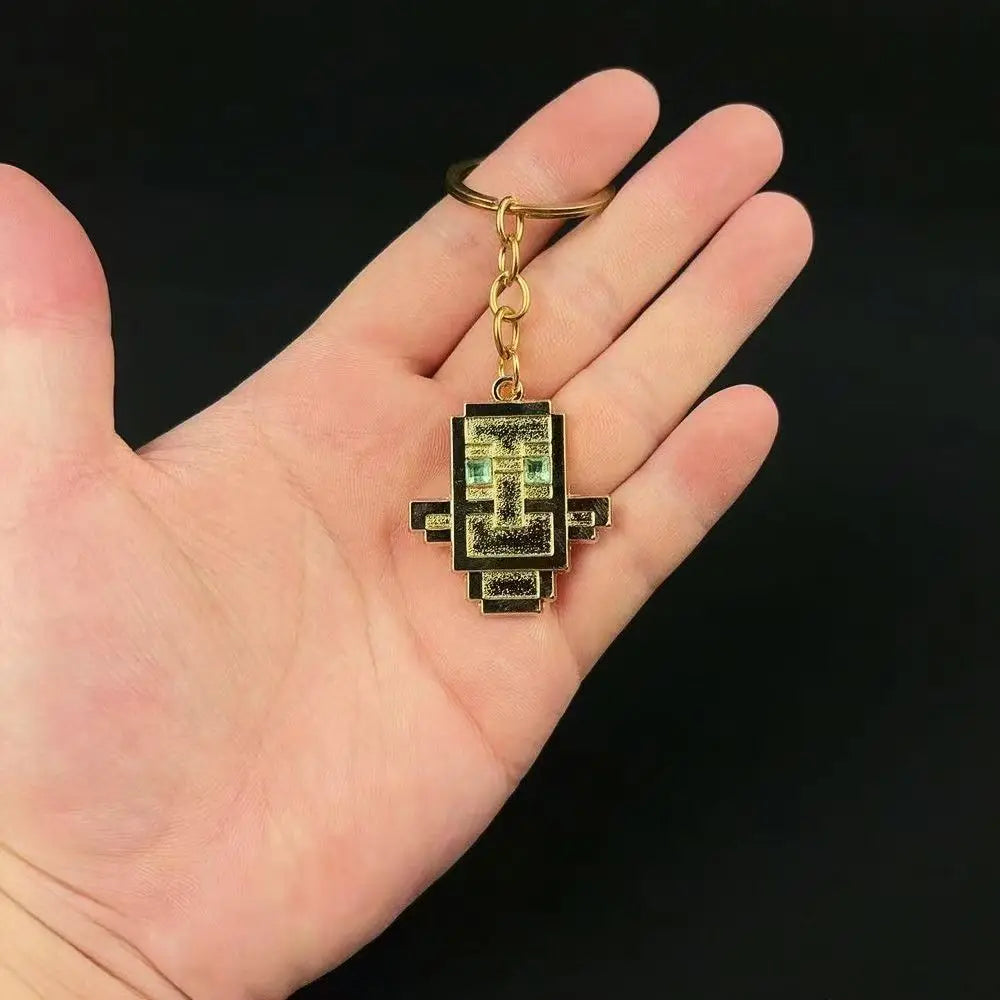 Totem of Undying Cosplay Keychain - Alloy Cyberpunk Pendant for Bags, Keys & Gaming Accessories