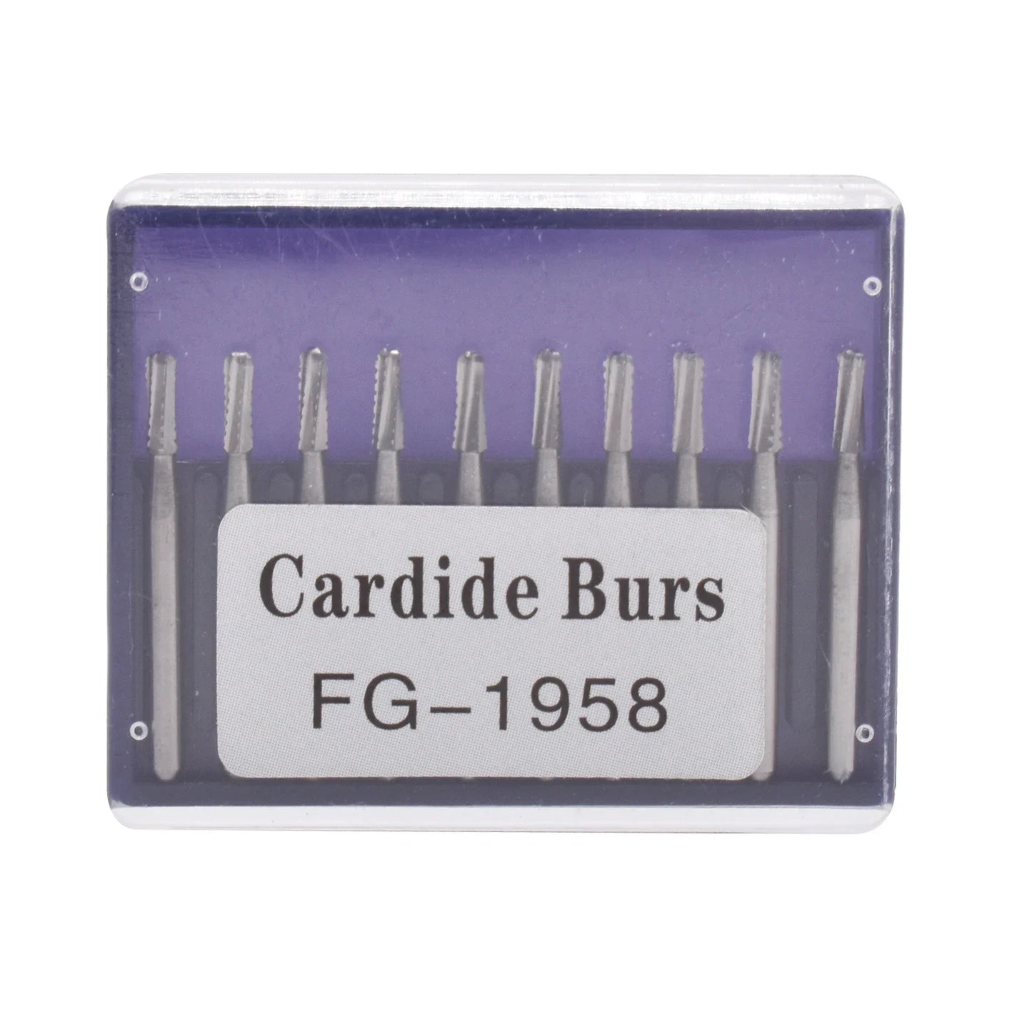 10pcs Dental Broken Crown Needles - Endodontic Silver & Gold Plated Handle, 1957# & 1958# for Crown Repair