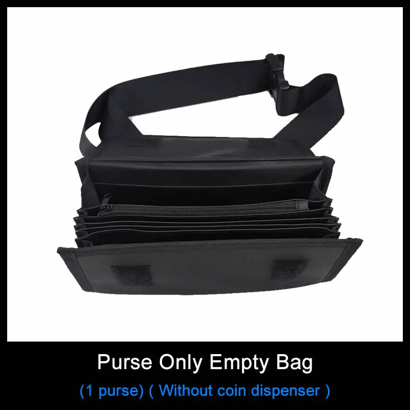Multi-Pocket Waist Bag – Portable Euro Coin Holder & Money Storage Wallet for Waiters, Drivers & Phones