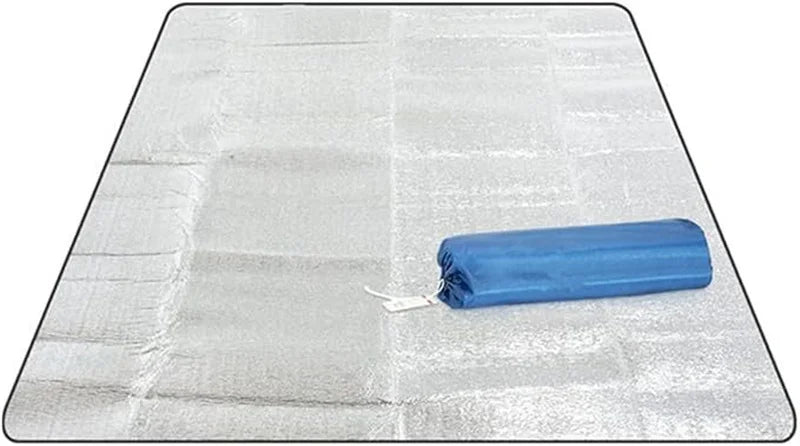Camping Foam Mat – Aluminum Foil Insulation Sleeping Pad, Thermal Outdoor Tent Footprint for Heat Reflection