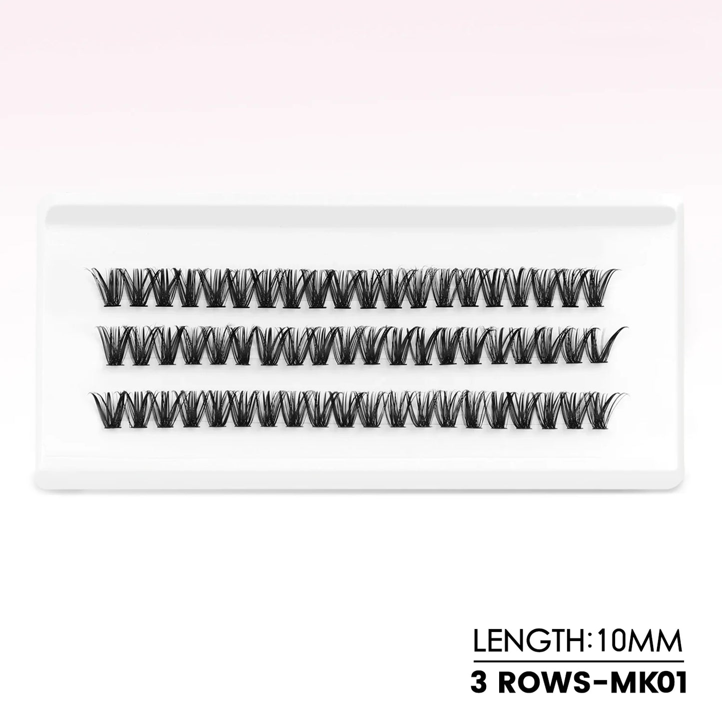 WOSHEER Manga Lash Clusters Kit – Clear Fairy Wet-Look Spiky Individual Anime Eyelashes