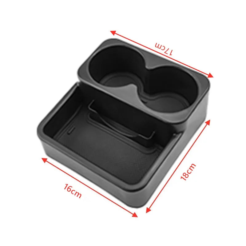 Car Center Console Storage Box with Cup Holder – Multifunctional Organizer for 1998–2018 Suzuki Jimny MT