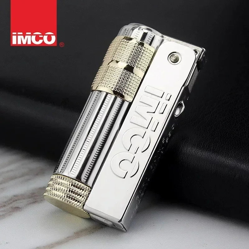 IMCO Aiku 6700 Metal Lighter – Austrian Retro Trench Design, Windproof Kerosene Lighter for Men’s Smoking Gift