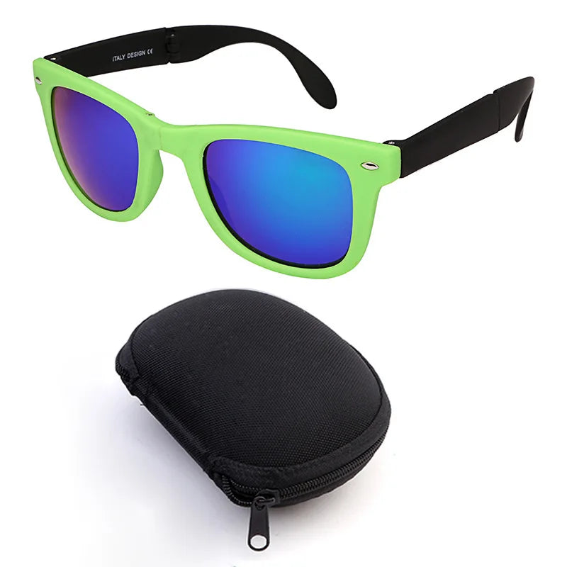 2025 Foldable Square Sunglasses – UV400 Men’s Driving & Women’s Outdoor Sports Cycling Goggles