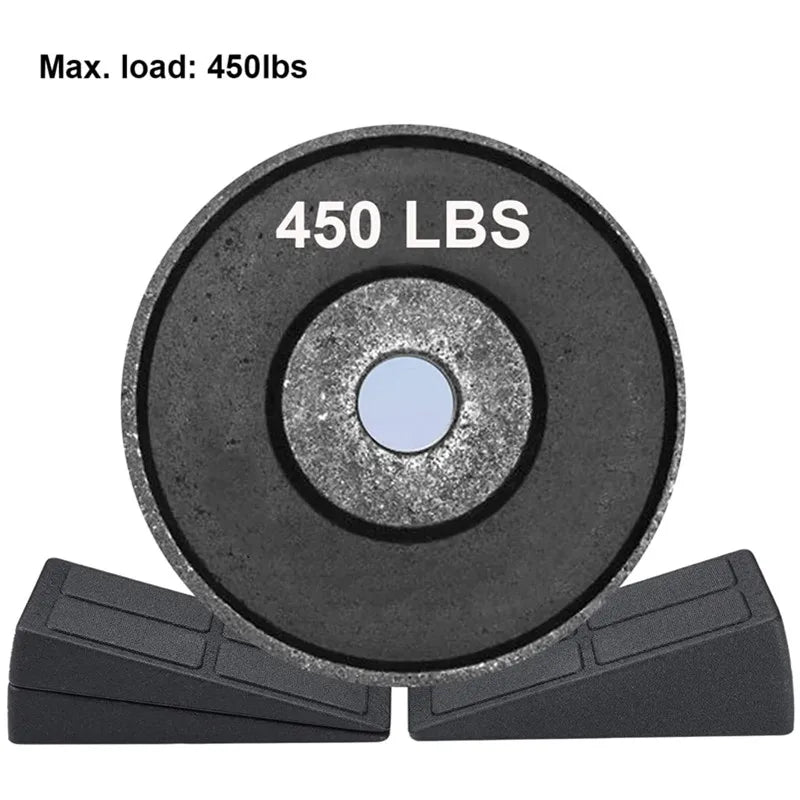 3-Piece Yoga Bricks Squat Wedge Set: Adjustable Slant Board for Exercise Gym Fitness - Non-Slip Foot Stretcher, Yoga Accessories