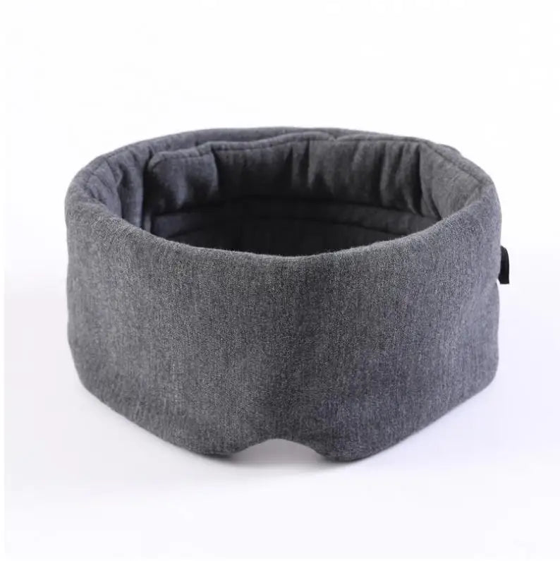 Travel Eyepatch Sleeping Eye Mask – Soft Cotton Silk Blindfold, Portable Eye Cover for Men & Women