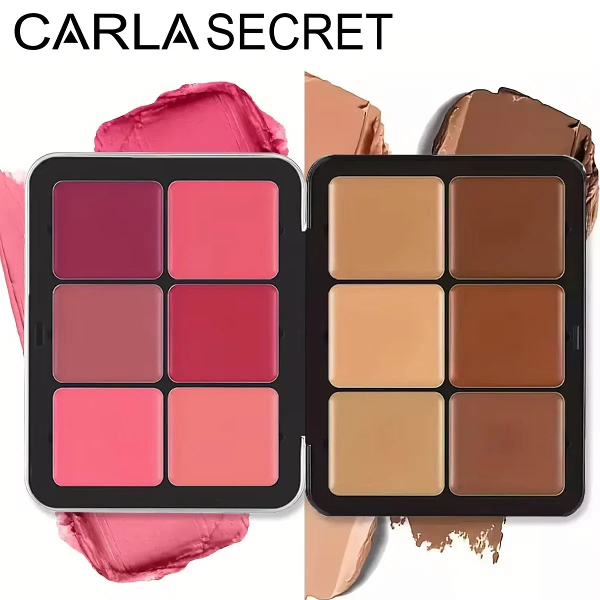 12-Color Concealer & Blush Palette - Matte Highlight Contour Makeup Kit